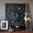 lighted holiday chalkboard sign all is