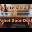 diy desk from solid wood six panel door