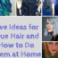 hair diy five ideas for blue hair and