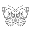 butterfly mask printable coloring pages
