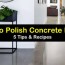 how to polish concrete floors 5 tips