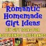 romantic homemade gift ideas for