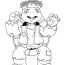 halloween franklin coloring pages