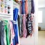 scarf hanger closet organization ideas