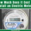 cost to install an electric meter