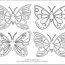 butterfly coloring pages free