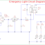 emergency lamp circuit diagram