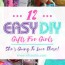 12 easy diy gifts for girls she will