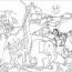 zoo animals coloring page free