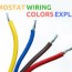 thermostat wiring colors terminals