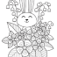 coloring pages of flowers happies