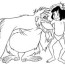 coloring page jungle book free