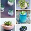 21 unique diy concrete planters you can