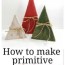 diy primitive christmas trees holiday