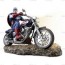 captain america on motorcycle 3d model