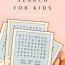 word search for kids family member