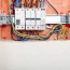 electrical panel box with fuses and