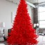 red christmas tree decorations ideas