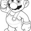 free super mario coloring pages for kids