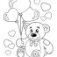 print teddy bear coloring pages