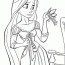 rapunzel coloring pages print and
