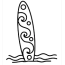 surfboard coloring pages free summer