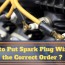 how to put spark plug wires in the