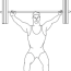 weight lifting coloring printable page