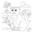 cat coloring page for kids 5073740