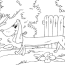 coloring page dachshund free
