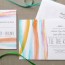 watercolor wedding invitations from