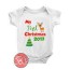 my first christmas baby onesie cool