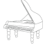 piano coloring pages at getdrawings com