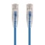 7 blue cat6 slim jacket cables 28awg