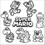 mario coloring pages 100 best