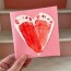 baby footprint art project ideas for