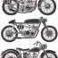 motorcycle free dxf files vectors