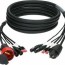 x cat 2 x dmx and power hybrid cable