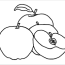 free printable apple coloring pages for