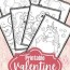 free printable valentines coloring