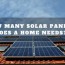 how many solar panels are needed to