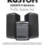 kustom profile system two user s manual
