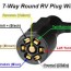 7 way rv plug wire harness clips
