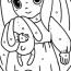anime little girl coloring pages