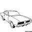 free dodge challenger coloring pages