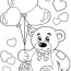print teddy bear coloring pages
