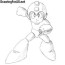 how to draw megaman
