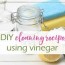 homemade cleaners using vinegar good