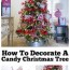 how to decorate a candy christmas tree