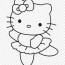hello kitty coloring pages clipart